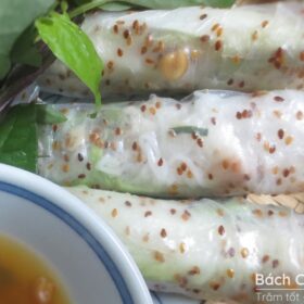 Bánh tráng gỏi cuốn có mè - Đặc sản Bình Thuận ngon